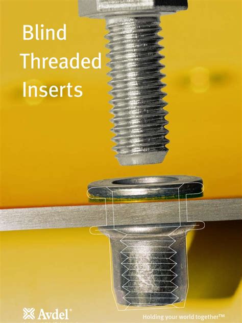 sheet metal screw inserts|threaded insert nuts for metal.